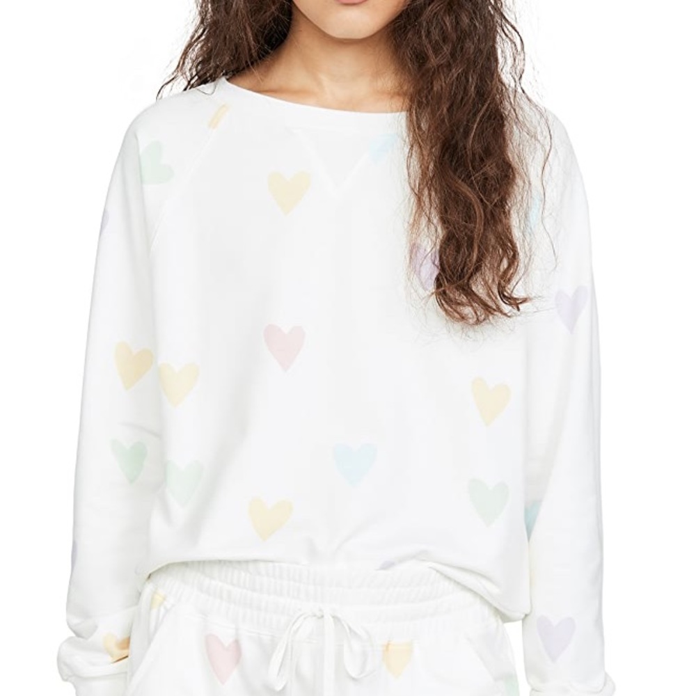 Honeydew Intimates Heart Sweatshirt